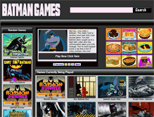 Tablet Screenshot of batmangames.us